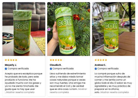 Reseñas verificadas de compradores reales de ColiPlus